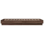 vidaXL Cadre de lit sans matelas avec lumières LED 75x190 cm