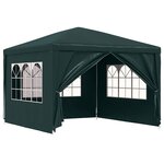 vidaXL Tente de réception 3 x 3 m Vert