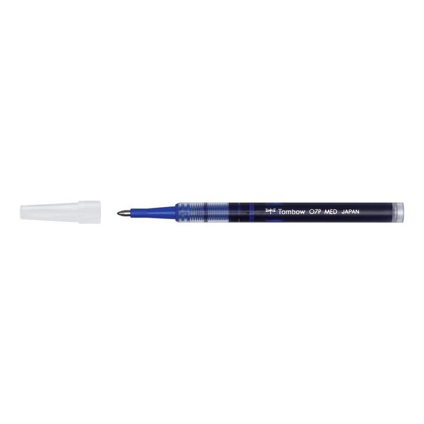 Recharge de mine pour roller pointe large bleu x 12 TOMBOW