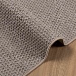 vidaXL Tapis de surface Rectangulaire LUGO Taupe 200 x 280 cm