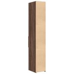 vidaXL Buffet haut chêne marron 30x42 5x185 cm bois d'ingénierie