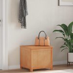 vidaXL Boîte de rangement avec stockage Naturel 50 x 45 x 45 cm