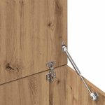 vidaXL Table basse chêne artisanal 150x50x35 cm bois d'ingénierie