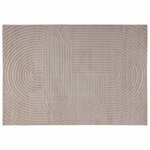 vidaXL Tapis de surface HUARTE Beige 170 x 120 cm Polyester