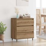 vidaXL Buffet Chêne artisanal 60 x 35 x 70 cm Bois d'ingénierie