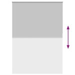 vidaXL Store roulant 160 x 230 cm Gris