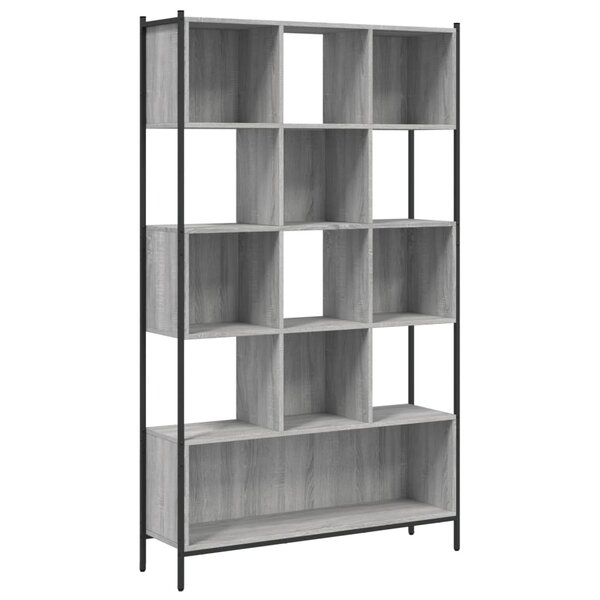 vidaXL Bibliothèque sonoma gris 102x28x172 cm bois d'ingénierie