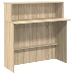 vidaXL Bureau réception chêne sonoma 200x50x103 5 cm bois d'ingénierie