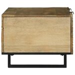 vidaXL Table Basse 100x54x40 cm - Bois de Manguier Massif