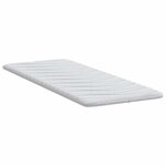 vidaXL Coussins de Matelas Blanc 80 x 200 cm Polyester sans colle