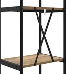 vidaXL Étagère chêne artisanal 40 x 30 x 146 cm Bois d'ingénierie