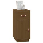vidaXL Buffet Marron miel 34x40x75 cm Bois massif de pin