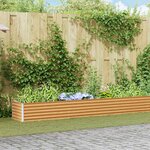 vidaXL Jardinière surélevée 775 x 50 x 36 cm Acier galvanisé