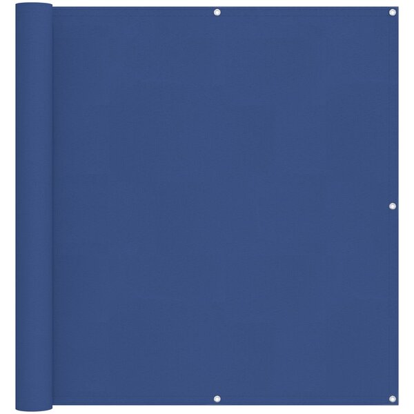vidaXL Écran de balcon 110 x 1000 cm Tissu Oxford Rectangulaire Bleu