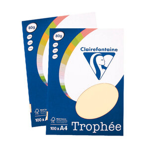 Ramette 100 Feuilles Papier 80g A4 210x297 mm bulle TROPHÉE