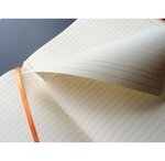 cahier souple BLACK A4+ ligné 160p pap ivoire 90g RHODIA