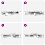 vidaXL Ensembles de canapés 11 pc Bois d'Acacia Massif