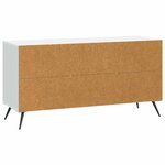 vidaXL Meuble TV Blanc 99 x 34 5 x 50 cm Bois d'ingénierie