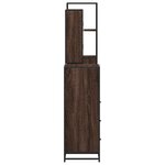 vidaXL Ensemble de meubles de salle de bain 4 Pièces chêne marron