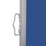 vidaXL Auvent latéral rétractable de patio 140x1200 cm Bleu