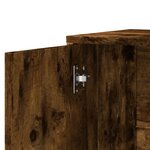 vidaXL Buffets 2 Pièces chêne fumé 60x31x70 cm bois d'ingénierie
