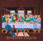 Carte DÉPLIANTE Pop-up 3D Joyeuses PÂQUES -Enveloppe Blanche 12x17 5cm