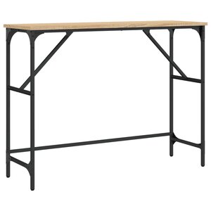 vidaXL Table console chêne sonoma 100x32x75 cm bois d'ingénierie