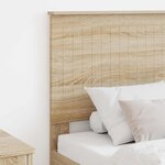 vidaXL Tête de lit Chêne Sonoma 75 cm Bois d'ingénierie