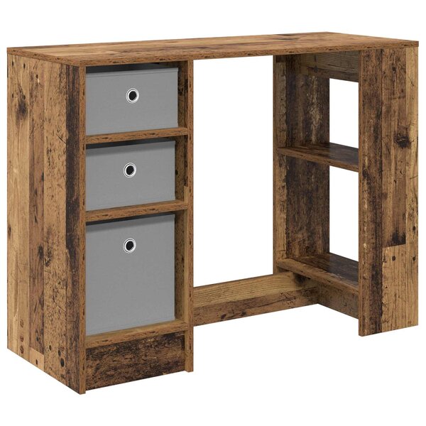 vidaXL Bureau Bois ancien 100 x 40 x 75 cm Bois d'ingénierie
