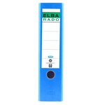 classeur rado papier marbré  largeur de dos: 80 mm bleu ELBA