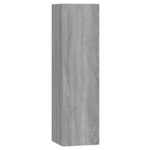 vidaXL Ensemble de meubles TV 5 Pièces Sonoma gris Bois d'ingénierie