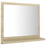 Miroir de salle de bain 40 x 10 5 x 37 cm blanc et beige 02_0006921
