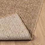 vidaXL Tapis de surface HUARTE Naturel 170 x 120 cm Polyester