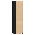 vidaXL Haut de meuble en chêne noir 45x42.5x185 cm Bois d'ingénierie