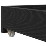 vidaXL Lit de jour Gris 90 x 200 cm Bois d'ingénierie