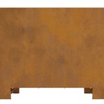 vidaXL Foyer Carré 60x60x30 cm en Acier Résistant aux Intempéries