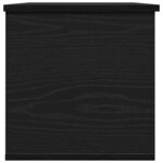 vidaXL Boîte de Rangement avec stockage Chêne noir 102 x 35 x 35 cm