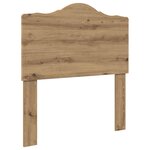 vidaXL Tête de lit Chêne artisanal 80 cm Bois d'ingénierie