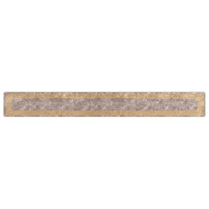 vidaXL Coureur de Tapis MARSA Gris 50 x 400 cm Polyester et PVC