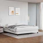 vidaXL Matelas de lit à ressorts ensachés fermeté moyenne Blanc 180x200x20 cm