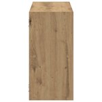 vidaXL Étagère murale chêne artisanal 100x25x50 cm bois d'ingénierie