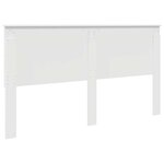 vidaXL Tête de lit Blanc brillant 180 cm Bois d'ingénierie