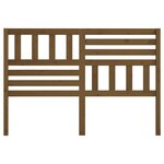 vidaXL Tête de lit Marron miel 156x4x100 cm Bois massif de pin