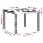 vidaXL Ensemble de salle à manger pour jardin 5 Pièces Marron Rattan Polt