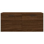 vidaXL Armoire murale chêne marron 80x36 5x35 cm bois d'ingénierie
