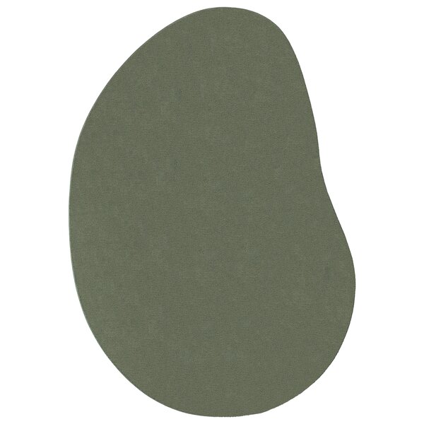 vidaXL Tapis vert forêt 80x150 cm Polyester Antidérapant