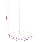 vidaXL Arbre à chat Crème 35x35x70 cm