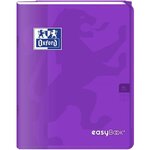 OXFORD Cahier Easybook agrafé - 17 x 22 cm - 96p seyes - 90g - Violet