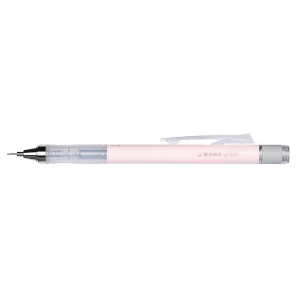 Porte-mine mécanisme shake mono graph 0 5 mm rose corail x 6 tombow