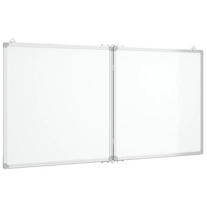 Tableau magnétique panneau écriture école maison bureau pliable 120 x 60 x 1 7 cm aluminium 02_0045518